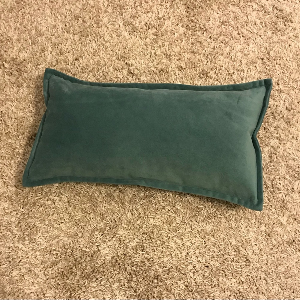 Grandin Road Stella Velvet Lumbar Pillow
